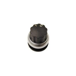 Buton selector 0-1 fara revenire negru
