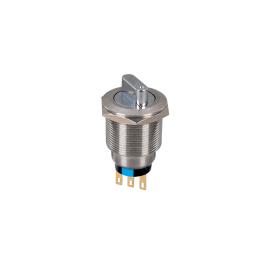 BUTON SELECTOR ROSU 2 POZITII EL22X2 1NO+1NC IP65