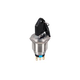 BUTON SELECTOR ROSU 2 POZITII EL22Y2 1NO+1NC IP65