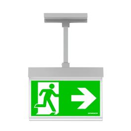 C.il. Siguranta AI alb, LED, incastrat suspendat