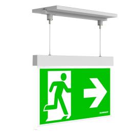 C.il. Siguranta AM alb, LED, suspendat incastrat