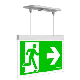 C.il. Siguranta AX Duo alb, LED, suspendat incastrat