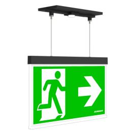 C.il. Siguranta AX Duo antracit, LED, suspendat incastrat
