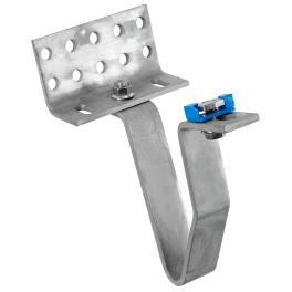 Cârlig acoperiș țiglă 6mm galvanizat gât 42-55mm fotovoltaic