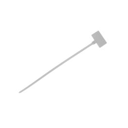 CABLE TIES FOR CABLE MARKING 100/2.5 WHITE 100PCS.