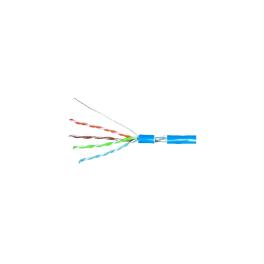 Cablu F/UTP Cat.5e, 4x2xAWG24/1, PVC, Eca, albastru, tambur