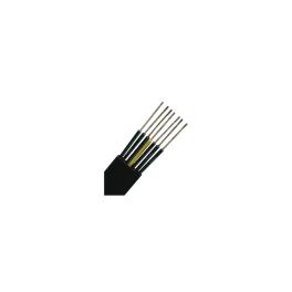 Cablu plat, PVC pt. sol. mec. medii H07VVH6-F 12 G 1,5 negru