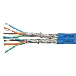 Cablu S/FTP Cat.7,2x(4x2xAWG23/1),1.000MHz,LS0H,Dca 30% albs