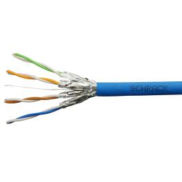 Cablu U/FTP Cat.6a, 4x2xAWG23/1, 500Mhz, LS0H, Dca, albastru