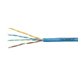 Cablu U/UTP Cat.6, 4x2xAWG24/1, 300MHz, LS0H, B2ca albastru