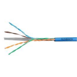 Cablu U/UTP Cat.6, 4x2xAWG24/1, PVC, Eca, albastru