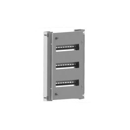 Cadru modular 3 rânduri x 14 mod., pe balamale, cu şine DIN