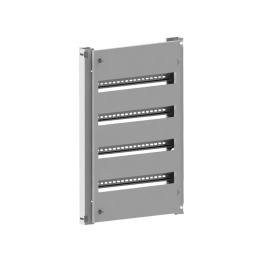 Cadru modular 5 rânduri x 25 mod., pe balamale, cu şine DIN