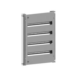 Cadru modular 5 rânduri x 36 mod., pe balamale, cu şine DIN