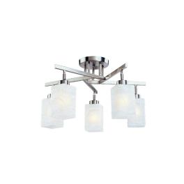 CANDELABRU ALICE 5XE27 NICHEL SATINAT