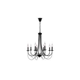 CANDELABRU ANGELA 8XE14 NEGRU