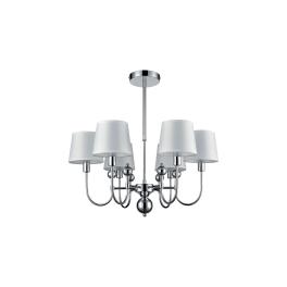 CANDELABRU CARMEN 6XE27 ALB/KROM