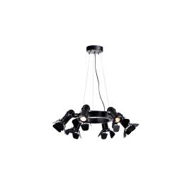 CANDELABRU CINEMA 6XE27 NEGRU D630mm