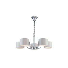 CANDELABRU MELODY 5XE27 ALB/KROM
