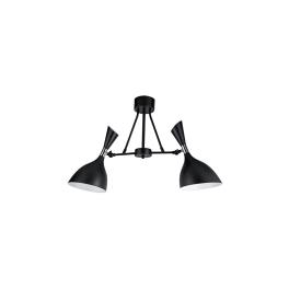 CANDELABRU MORGAN 2XE14 NEGRU