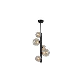 CANDELABRU OLENA 5XG9 VERTICAL NEGRU