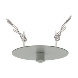 Canopy 1-fold, recessed mounted dust-grey (RAL 7037)