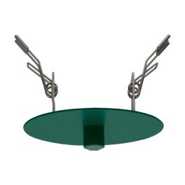 Canopy 1-fold, recessed mounted opal green (RAL 6026)