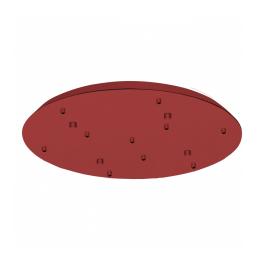 Canopy 10-fold, surface mounted traffic red (RAL 3020)