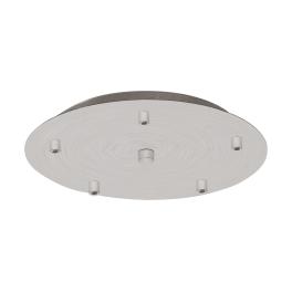 Canopy 5-fold, surface mounted satin