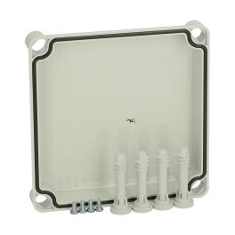 Capac 190x190x30 scund gri cu şuruburi cu cap normal