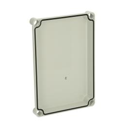 Capac 280x190x30 scund gri cu şuruburi cu cap normal