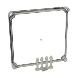 Capac 280x280x30 scund transparent cu şuruburi cu cap normal