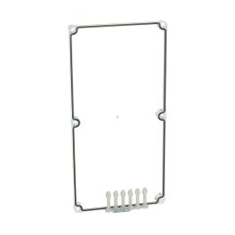 Capac 560x280x30 transparent cu şuruburi cu cap normal