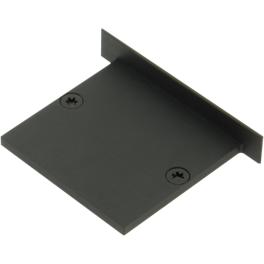 Capac de capăt profil CLI plat închis incl. Șuruburi negre