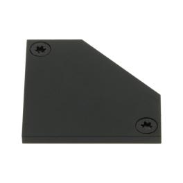 Capac de capăt profil TBE plat închis incl. Șuruburi negre