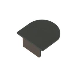 Capac profil LBF rotund închis negru