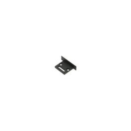Capac profil LBI plat cu intrare cablu, anodizat negru