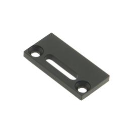 Capac profil TBF plat cu gaura lunga neagra