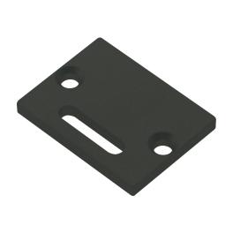 Capac profil TBL plat cu intrare cablu incl. Șuruburi negre
