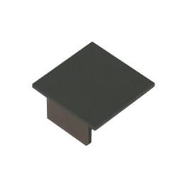 Capacul profil LBF închis unghiular negru