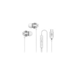 CASCA STEREO CU MUFA TIP C - ALB