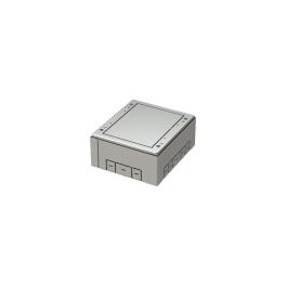 Casetă de montaj pt doză pardoseală 4M, 208,5x182x83-128mm