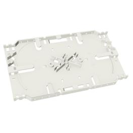 Casetă sudură FO, fără capac și organizator, stacabilă, albă