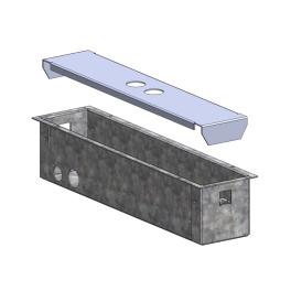 Caseta pentru corp iluminat de urgenta KB