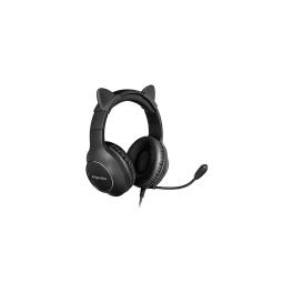 CASTI GAMER KIDS KRUGER&MATZ NEGRU