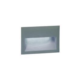 Cave Square LED, 2,7W, 3000K, IP54, gri, incl driver