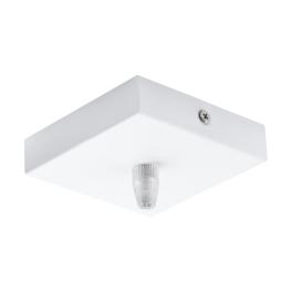 CEILING CANOPY 1-FACH, SQUARE 95X95X25 alb