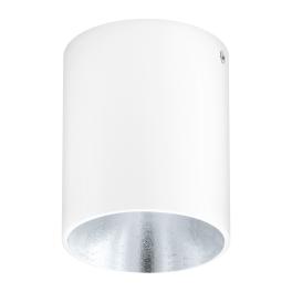 Ceiling luminaire "Polasso" round 35W white / silver IP20