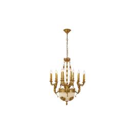 CHARLES CANDELABRU 19XE14 ARAMĂ/JADE