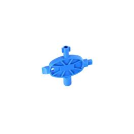 Cheie universală din plastic, cruce (4 biţi), albastru